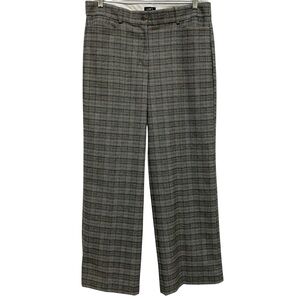 Classic Gray Plaid Women's Pants